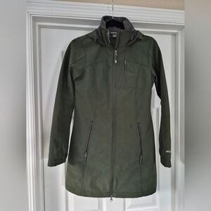Eddie Bauer Waterproof Olive Utility Jacket